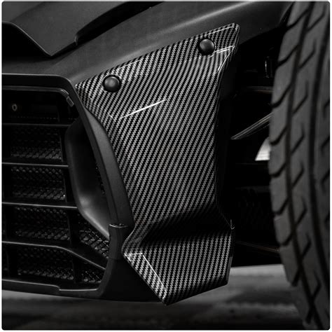 Carbon Fiber Pattern Front End Side Scoops For The Can Am Ryker Set Of