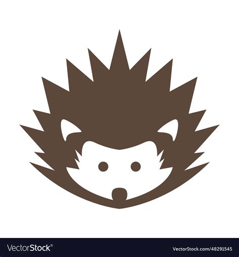 Hedgehog logo icon design Royalty Free Vector Image