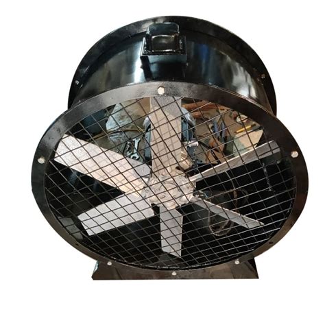 10W Cast Iron Black Mild Steel Axial Flow Fan Capacity 100 Cubic Feet