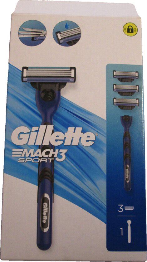 Gillette Mach3 Sport Scheermesset Inclusief 3 Scheermesjes Bol