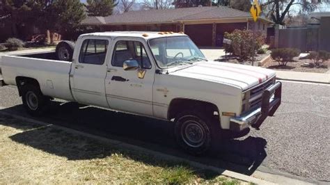 1988 Chevrolet V30 K30 Silverado 1 Ton 3 3 Crew Cab 4x4