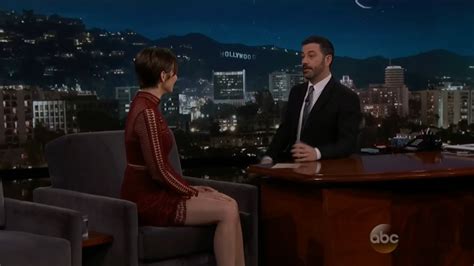 Naked Lauren Cohan In Jimmy Kimmel Live