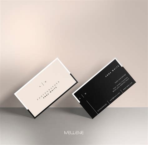 Business Card Template For Adobe Photoshop Psd File Minimalist