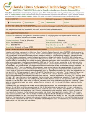 Fillable Online Research Citrusrdf Drip Fertigation Increases Root