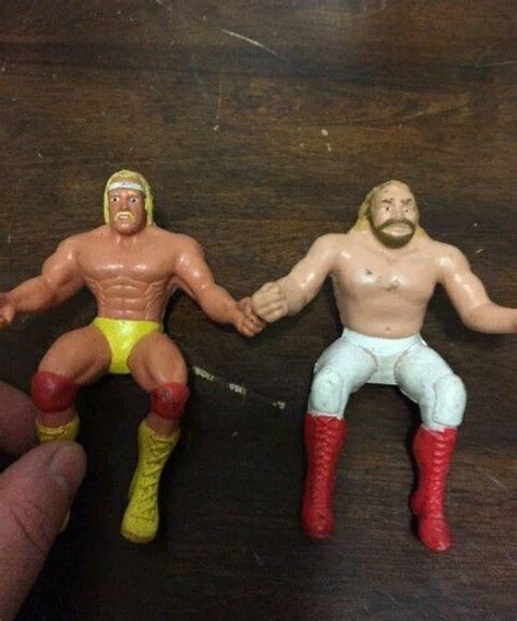 1980s Hulk Hogan Finger Wrestlers Big John Studd Bendem 1781977640