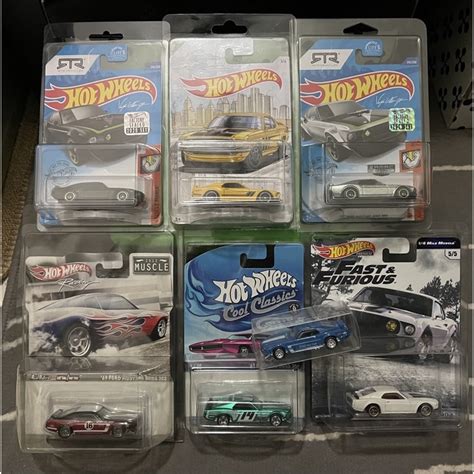 Hot Wheels Lot Of Pcs Ford Mustang Boss Muscle CoolClassics DetroitMuscle FnF