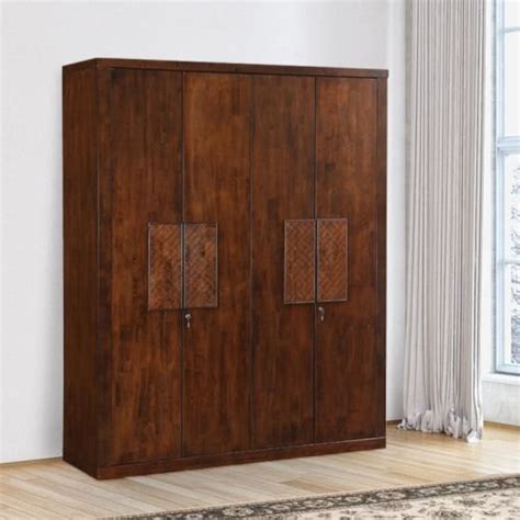 Brown Wooden Modular Wardrobe For Home Rs Square Feet Craft