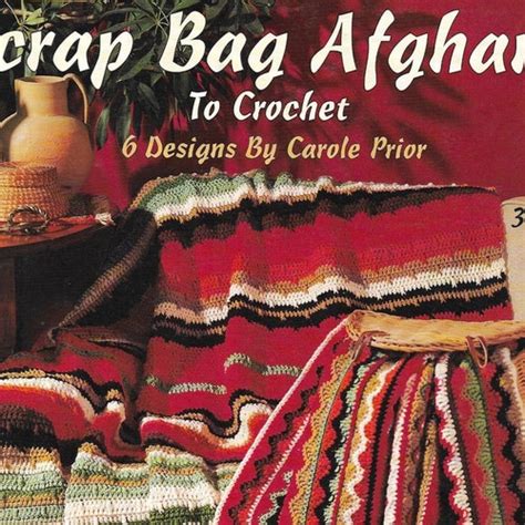 Vintage Crochet Afghan Pattern Book Pdf Download Birthstone Etsy