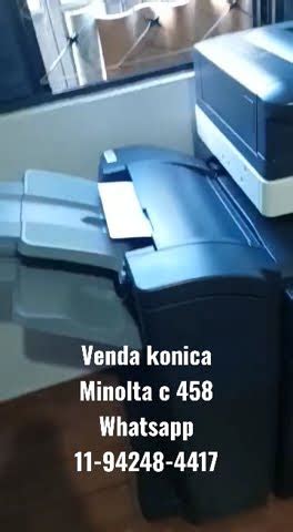 Multifuncional konica Minolta C458 máquina parra gráfica e papelaria