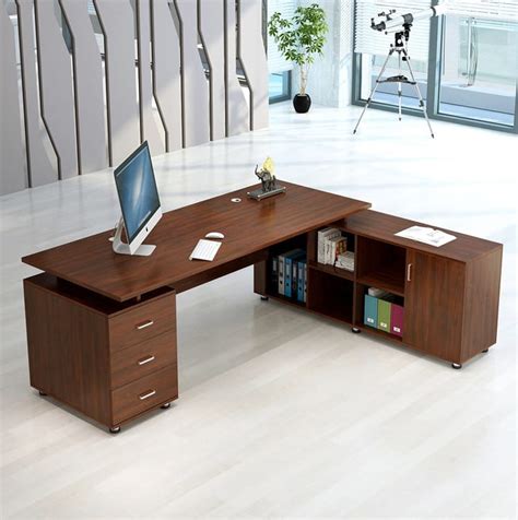 L Shaped Computer Deskboss Office Table Ceo Table Home Office Desk