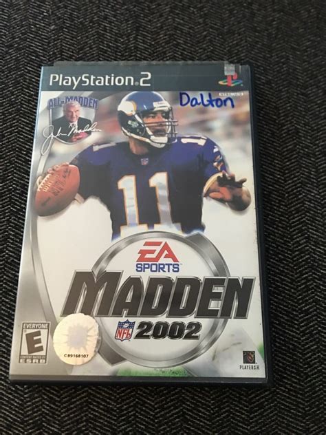 Ea Sports Nfl Madden 2002 Ps2 Missing Manual Free Sh B Ebay