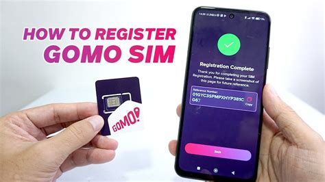 How To Register Gomo Sim Youtube