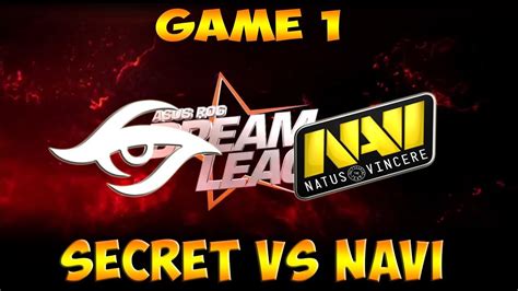 Secret Vs Navi Game Bo Dreamleague Major Eu Dota Youtube