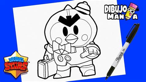 Como Dibujar A Mr P De Brawl Stars Dibujos De Brawl Stars How To