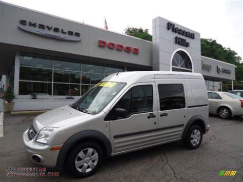 2010 Ford Transit Connect Xlt Cargo Van In Silver Metallic Photo 2