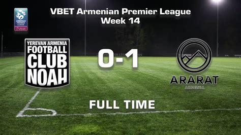 Noah Ararat Armenia 0 1 Vbet Armenian Premier League 2021 22 Week