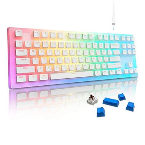 Unbranded XVX Womier K PRO TKL Mechanical Keyboard Hot Swappable Keyboard Pudding Keycaps