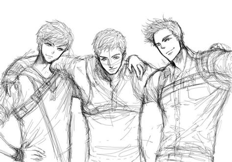 The Maze Runner Newt Thomas Minho Fan Art