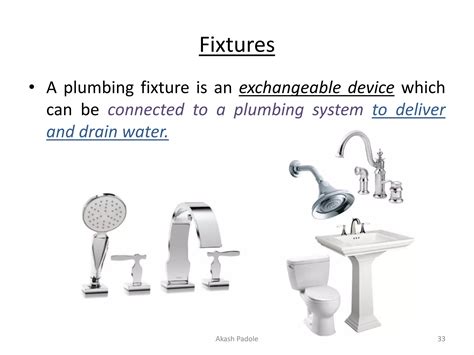 building water supply  sanitary fixtures pptx