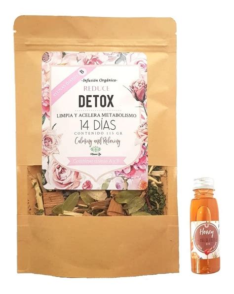 Té Detox Orgánic Plan 14 Días Desintoxica Y Disminuye Estrés Mercadolibre