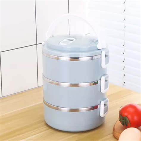 Vianda Térmica Lunchera Táper Ac inox Hermética Bolw Triple en venta en