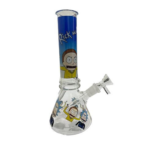 Bong De Vidro Rick And Morty AB51 Moon One Tabacaria Atacado Sua