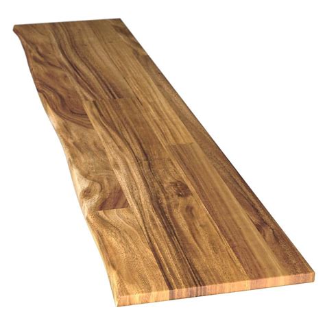 Hampton Bay Ft L X In D Finished Saman Solid Wood Butcher Block