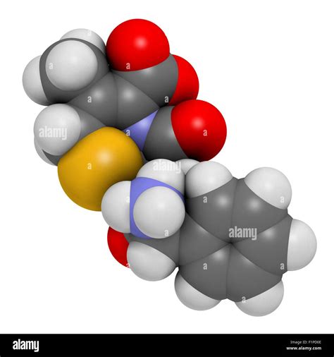 Cefalexin Antibiotic Drug Molecule Cephalosporin First Generation