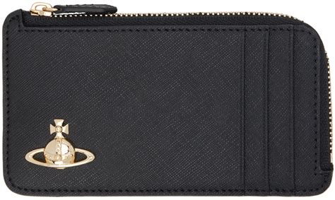 Vivienne Westwood Black Zip Card Holder Vivienne Westwood