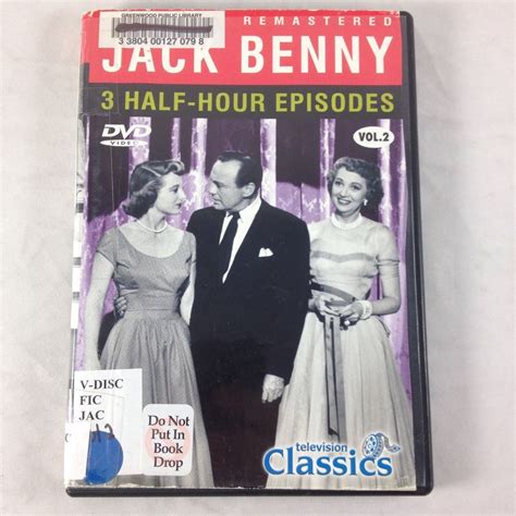 Jack Benny Dvd 3 Classic Tv Episodes Vol 2 The Program 1952 53 And Hour