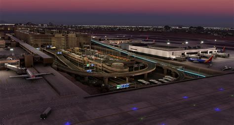 Phoenix Sky Harbor [KPHX] – BEAUTIFUL MODEL of the WORLD