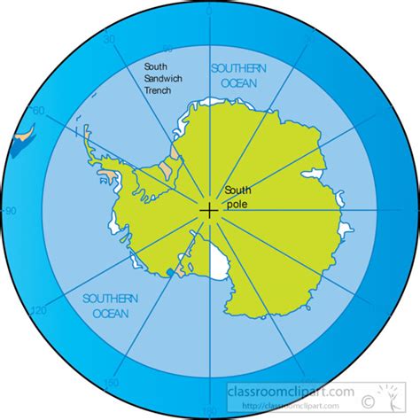 Southern Ocean On World Map