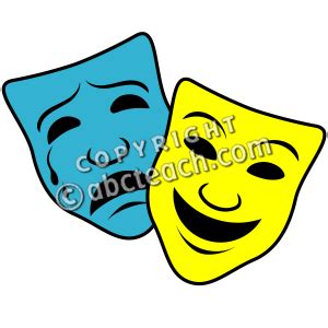 Clip Art: Comedy and Tragedy | Clipart Panda - Free Clipart Images