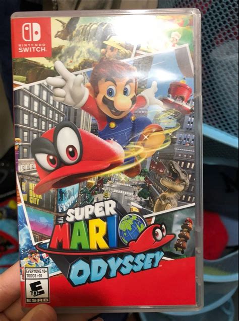 Super Mario Odyssey Box Art