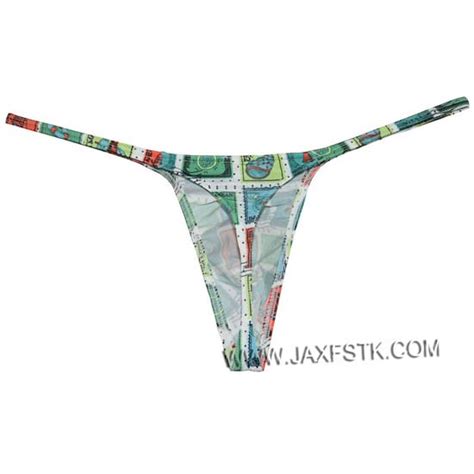 Men S Print Underwear Tangas Spotrs Micro Thong Mini Bikini G String