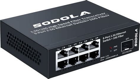 Sodola Port Gb Switch Unmanaged X Gbase T Ports X G Sfp