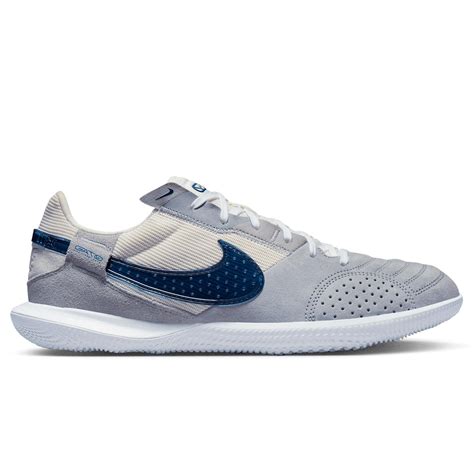 Zapatillas Futsal Nike Street Gato Grises Azul Marino Futbolmania