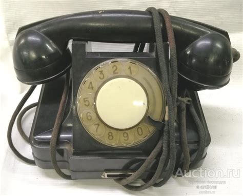 Телефон настольный карболит 1960 г — покупайте на Auction.ru по ...