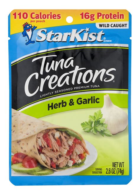 Starkist Tuna Creations® Herb And Garlic 26 Oz Pouch