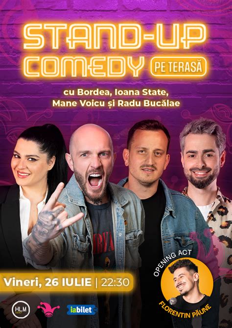 Bilete The Fool Stand up comedy pe terasă cu Bordea Radu Bucălae