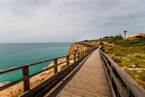 Carvoeiro Boardwalk Felsformation Algar Seco Weltnaturliebe