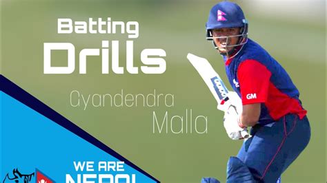 Gyanendra Malla S Batting Technique In Nets Oman Tour Of Nepal YouTube