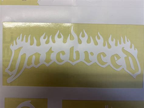 Hatebreed Band Logo Vinyl Sticker - Etsy