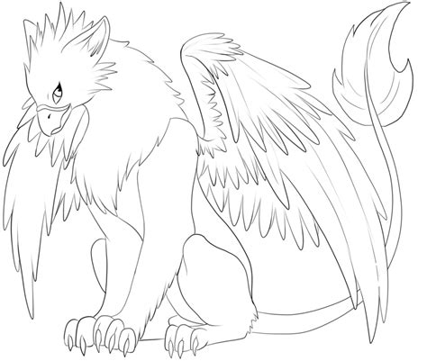 Griffin Coloring Pages