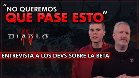 DIABLO 4 ENTREVISTA A Rod Fergusson Y Joe Shely Sobre La BETA