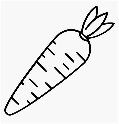 Printable Carrot Outline