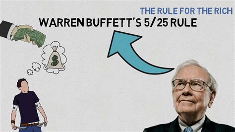 Warren Buffetts 5 25 Rule Will Help You Become Rich YouTube