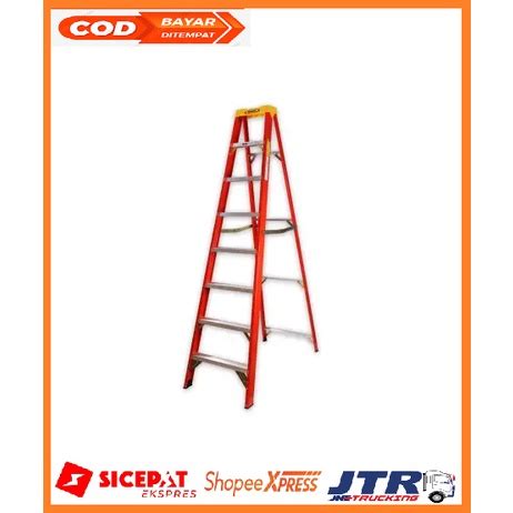 Jual Krisbow Tangga Fiber Glass Step Merah Shopee Indonesia