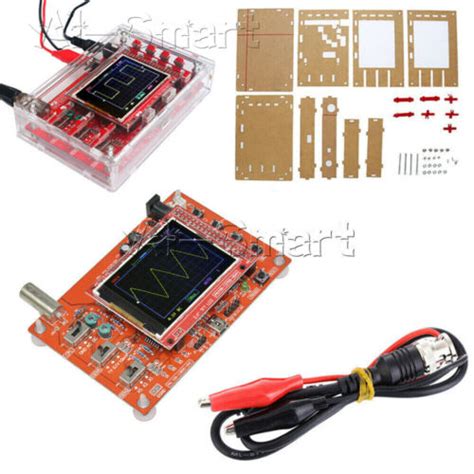 DSO138 Digital Oscilloscope Assembled Acrylic Case DIY Kits SMD