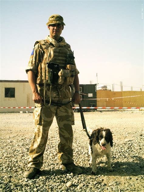 A Dog Handler With 1st Military Working Dog Regiment Helmand 2006